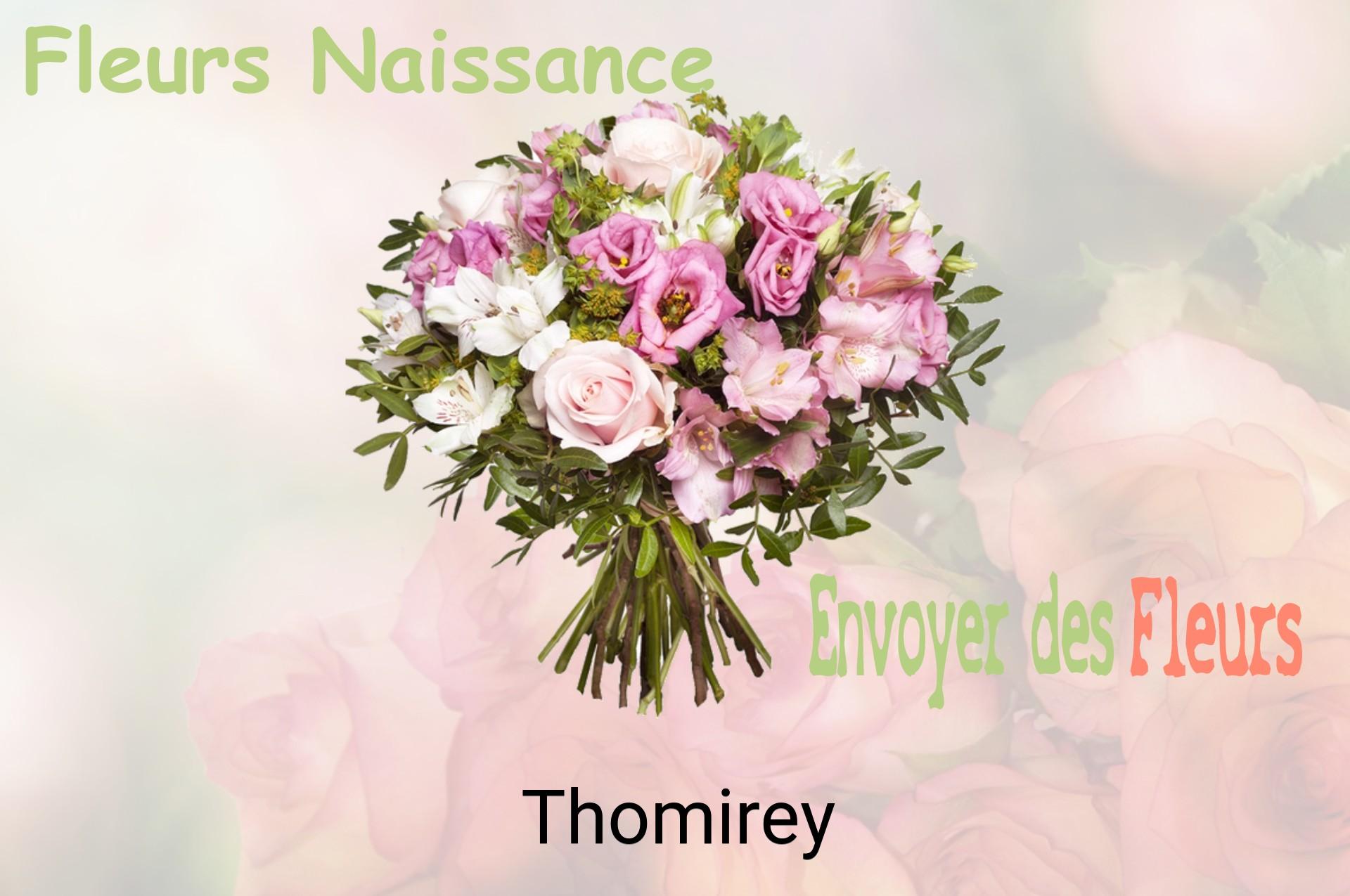 Bouquet de fleurs de naissance livré à Thomirey
